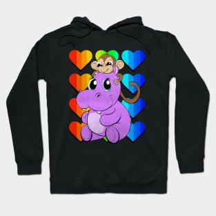 monkey hippo Hoodie